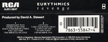 Load image into Gallery viewer, Eurythmics : Revenge (Cass, Album)