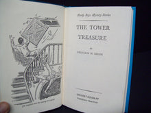 Load image into Gallery viewer, The Hardy Boys - The Tower Treasure - Vintage Hardback Book - Oval Endpapers