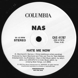 Nas : Hate Me Now (12", Promo)