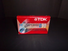 Load image into Gallery viewer, TDK Superior D-90 Normal Bias 90 min Blank Audio Cassette - Factory Sealed!!