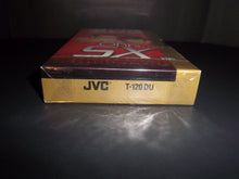 Load image into Gallery viewer, JVC T-120 DU SX 6 Hrs Blank VHS Video Cassette - Brand New/Factory Sealed!!