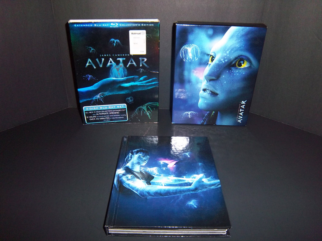 Avatar (2009) 2010 Extended Blu-ray Collector's Edition 3-Disc Set - Very Good!!