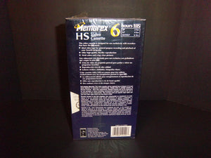 Memorex T-120 High Standard 6 Hrs Blank VHS Video Cassette - Factory Sealed!!