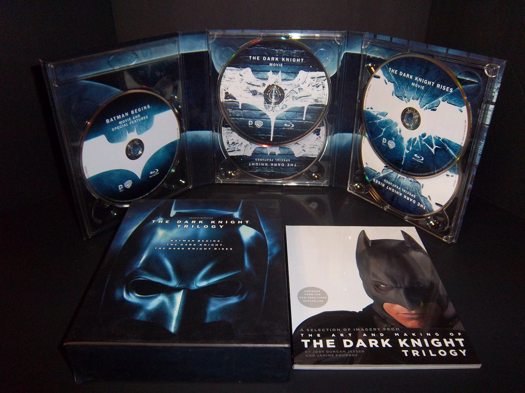 The Dark Knight Trilogy (2012 Blu-ray 5 Disc Limited Edition Set) Christian Bale