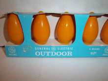 Load image into Gallery viewer, 2 pk Vintage GE C9 CC Yellow Christmas Bulbs Lamps - New Old Stock! Tested