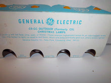 Load image into Gallery viewer, 2 pk Vintage GE C9 CC Yellow Christmas Bulbs Lamps - New Old Stock! Tested