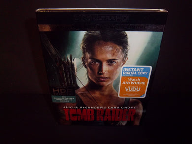 Tombraider 2018 4k Ultra HD + Bluray + Digital Brand New and Sealed!