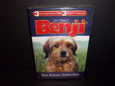 Benji The Deluxe Collection (2012 2-Disc Set) 3 Full Length Movies! - New!!!