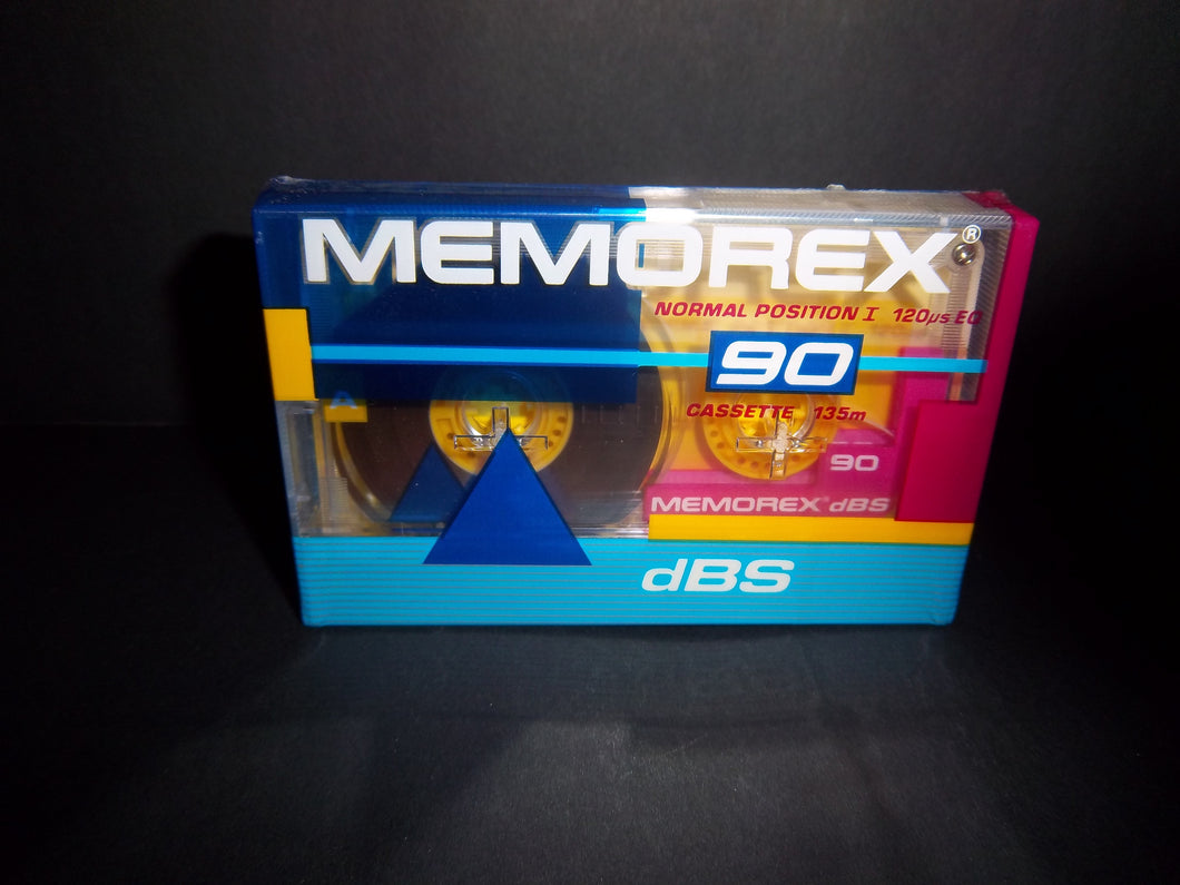 Memorex dBS 90 Normal Bias Position I 135m Audio Cassette - BRAND NEW!!