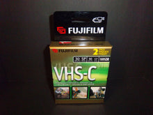 Load image into Gallery viewer, Fujifilm TC-30 VHS-C Premium Quality 2 Pack Videocassette - 30 min SP Mode - NEW