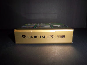 Fujifilm TC-30 VHS-C Premium Quality 2 Pack Videocassette - 30 min SP Mode - NEW