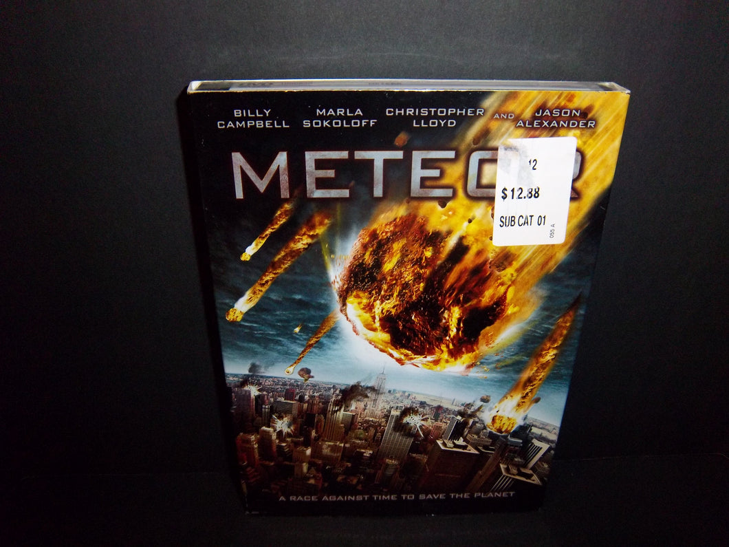 Meteor (2009 DVD) Billy Campbell, Marla Sokoloff, Christopher Lloyd - New!!!