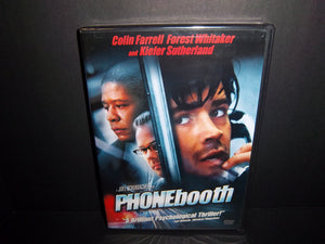 Phone Booth (2003 DVD) Colin Farrell, Forest Whitaker, Kiefer Sutherland - New!!