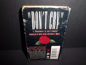 Guns N' Roses Don't Cry 1991 Audio Cassette Tape - Very Good! - Free Ship in US