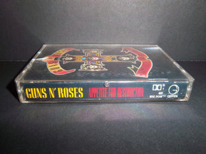 Guns N' Roses Appetite for Destruction Audio Cassette Tape - Inlc Insert Art