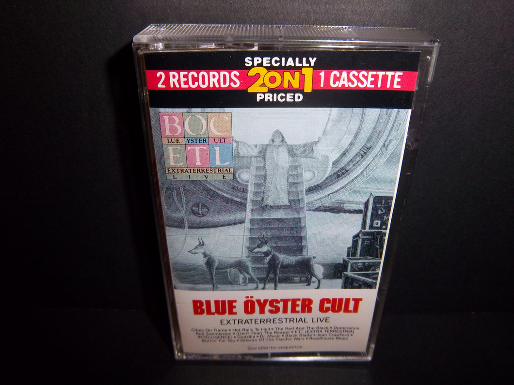 Blue Oyster Cult - Extraterrestrial Live 1982 Audio Cassette Tape - Very Good!!