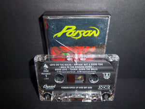 Poison - Open Up and Say... Ahh! 1988 Audio Cassette Tape - Used / Good!!