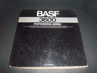 NIB NOS BASF Studio Series 10½-inch, 1-mil X 3600 Ft. Reel to Reel Tape NEW!!