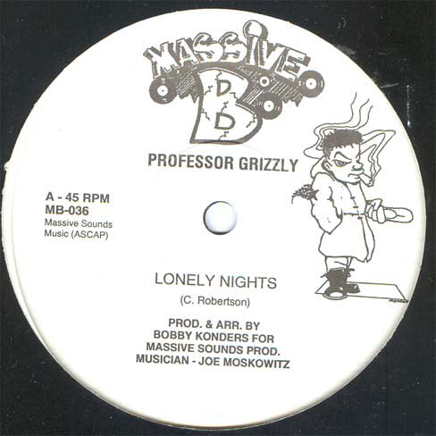 Professor Grizzly / Burro Banton : Lonely Nights / Gunman (12