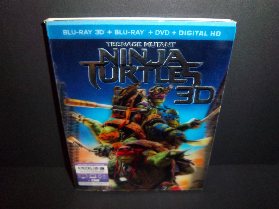 Teenage Mutant Ninja Turtles 2012 3D Blu-ray + Blu-ray + DVD w/Lenticular Cover