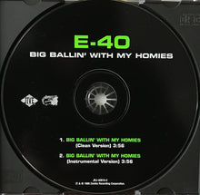 Load image into Gallery viewer, E-40 : Big Ballin&#39; With My Homies (CD, Single, Promo)