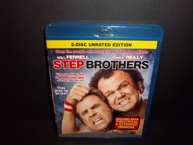 Step Brothers (2-Disc Unrated Edition Blu-ray) Will Ferrell, John C. Reilly