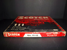 Load image into Gallery viewer, Vintage Scotch Magnetic Tape Reel to Reel 111 Plastic Splice Free 1200 ft Used