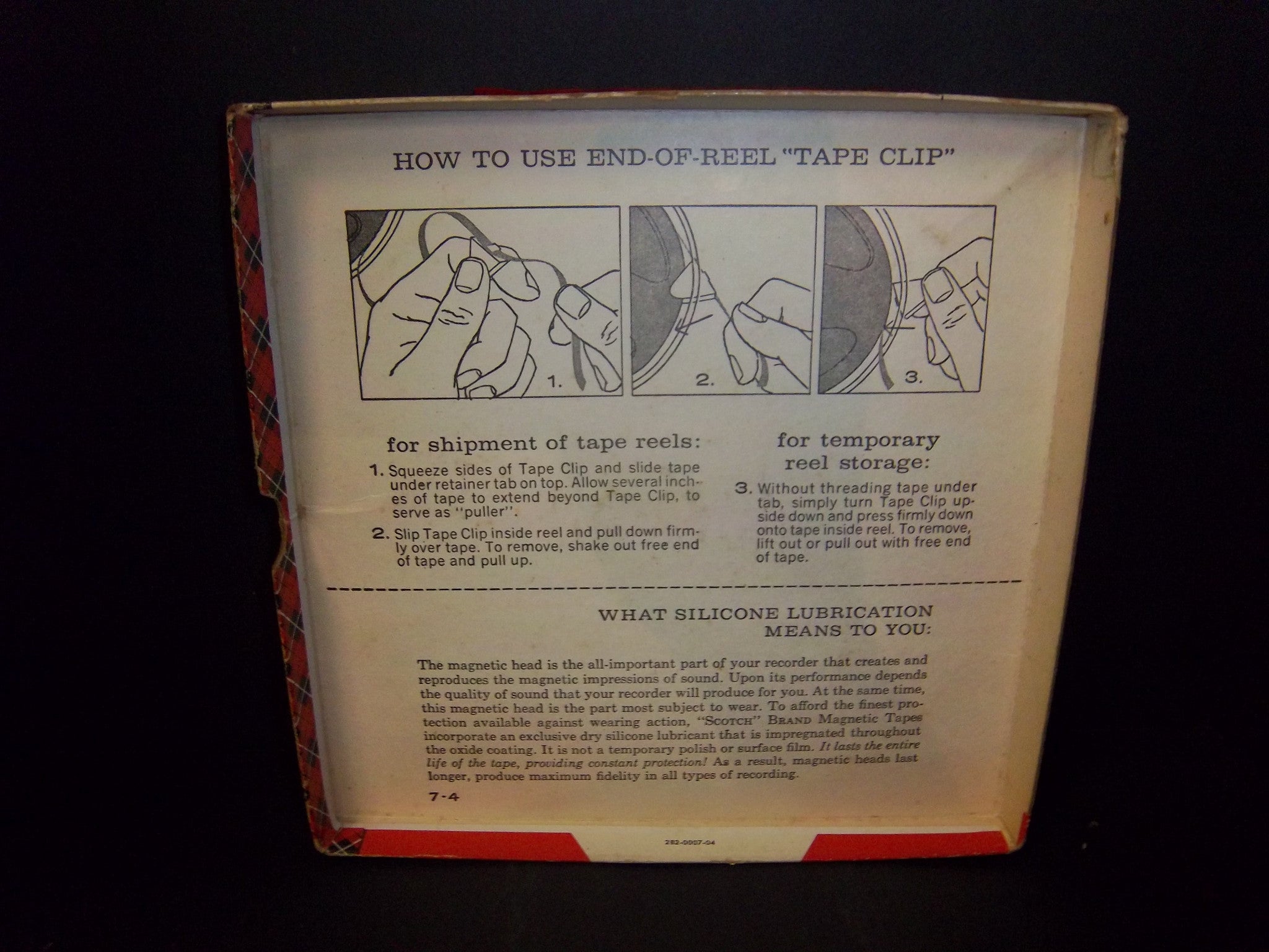 Vintage Scotch Magnetic Tape Reel to Reel 111 Plastic Splice Free 1200 ft  Used