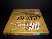 Load image into Gallery viewer, Concert 90 Magnetic Reel to Reel Recording Tape 4-Track 1200 ft. 1 1/2 mil MYLAR