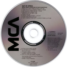 Load image into Gallery viewer, John Barry : Out Of Africa (Music From The Motion Picture Soundtrack) (CD, Album, Club)