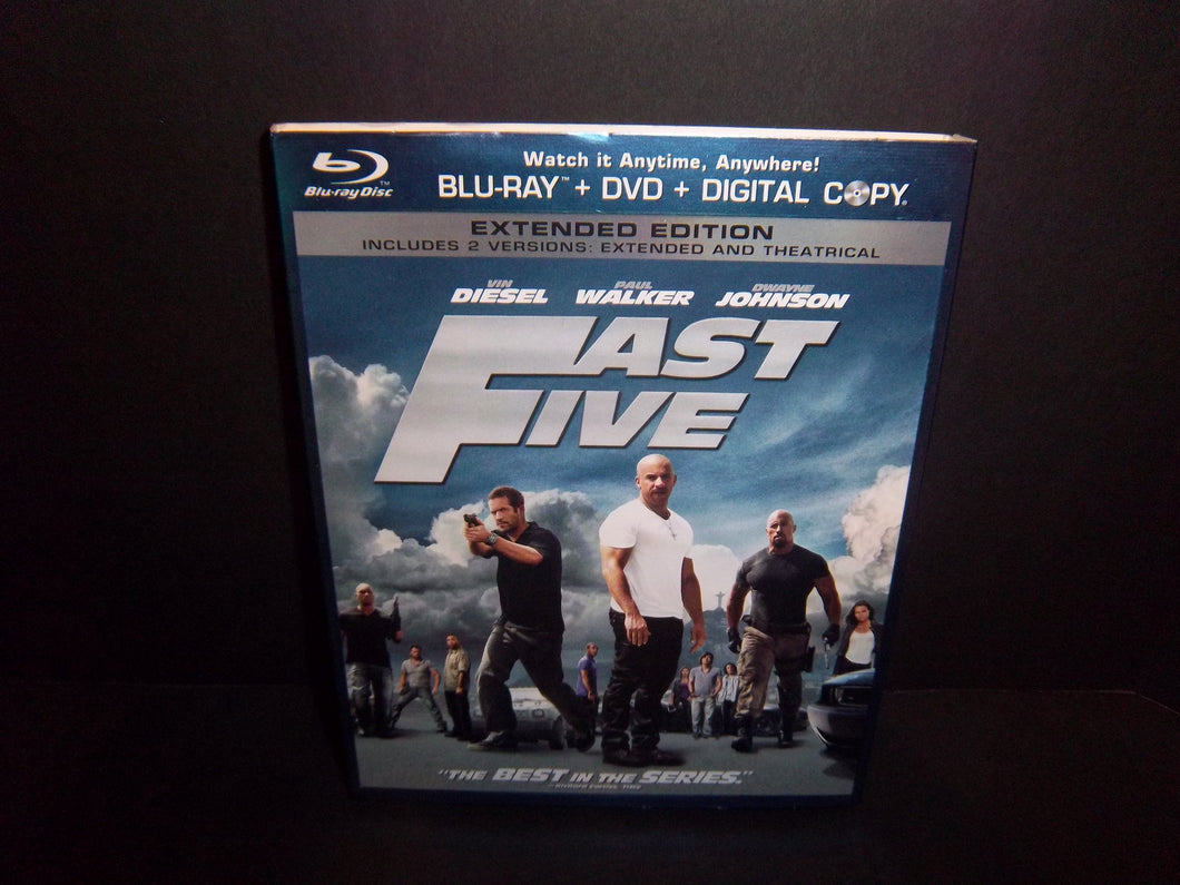 Fast Five (Blu-ray + DVD) Extended Edition! Vin Diesel, Paul Walker