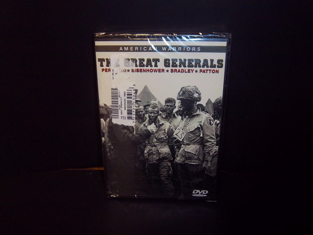 American Warriors: The Great Generals Pershing, Eisenhower, Bradley DVD NEW!
