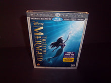 Load image into Gallery viewer, The Little Mermaid  Authentic Disney 3D Blu-ray + Blu-ray + DVD  Diamond Ed  NEW