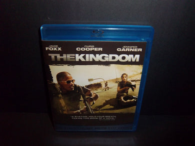 The Kingdom (2008 Blu-ray) Jamie Foxx, Chris Cooper, Jennifer Garner - Like New!