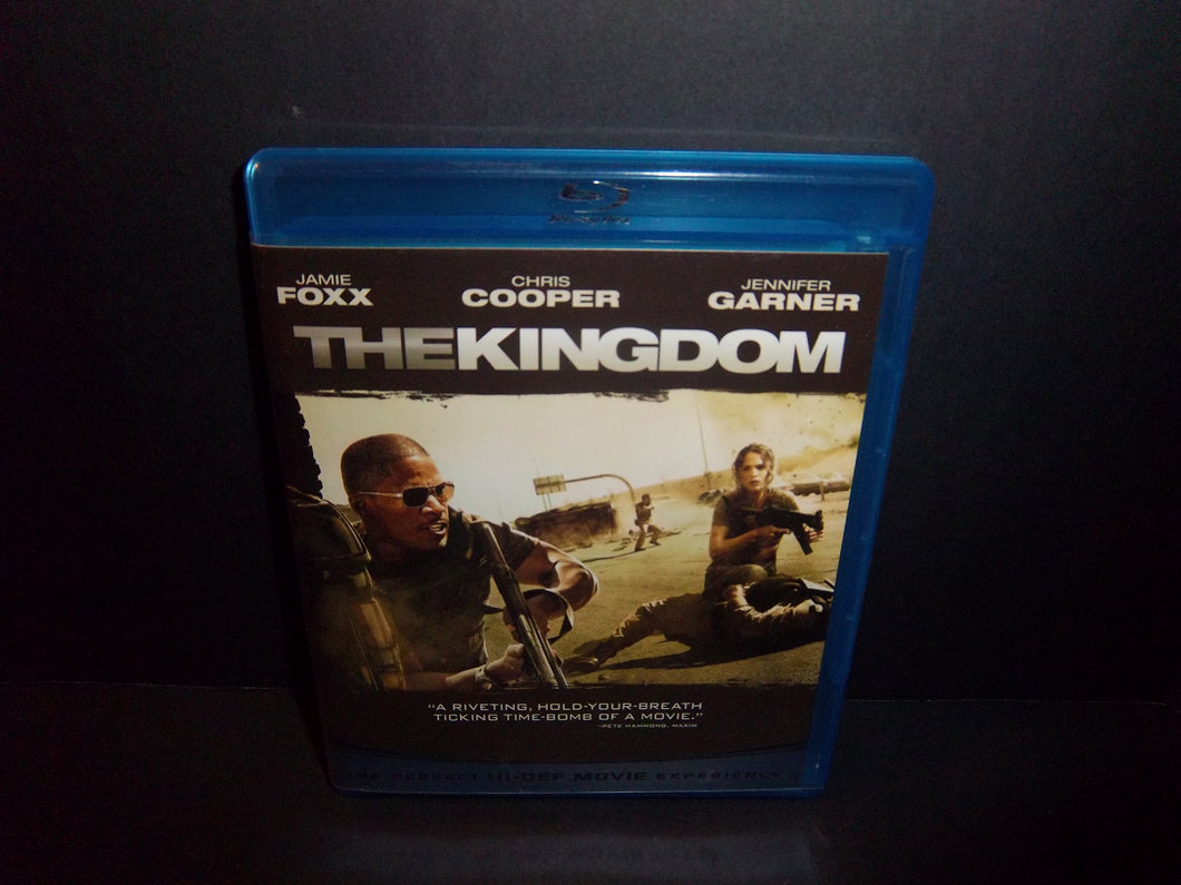 The Kingdom (2008 Blu-ray) Jamie Foxx, Chris Cooper, Jennifer Garner - Like New!