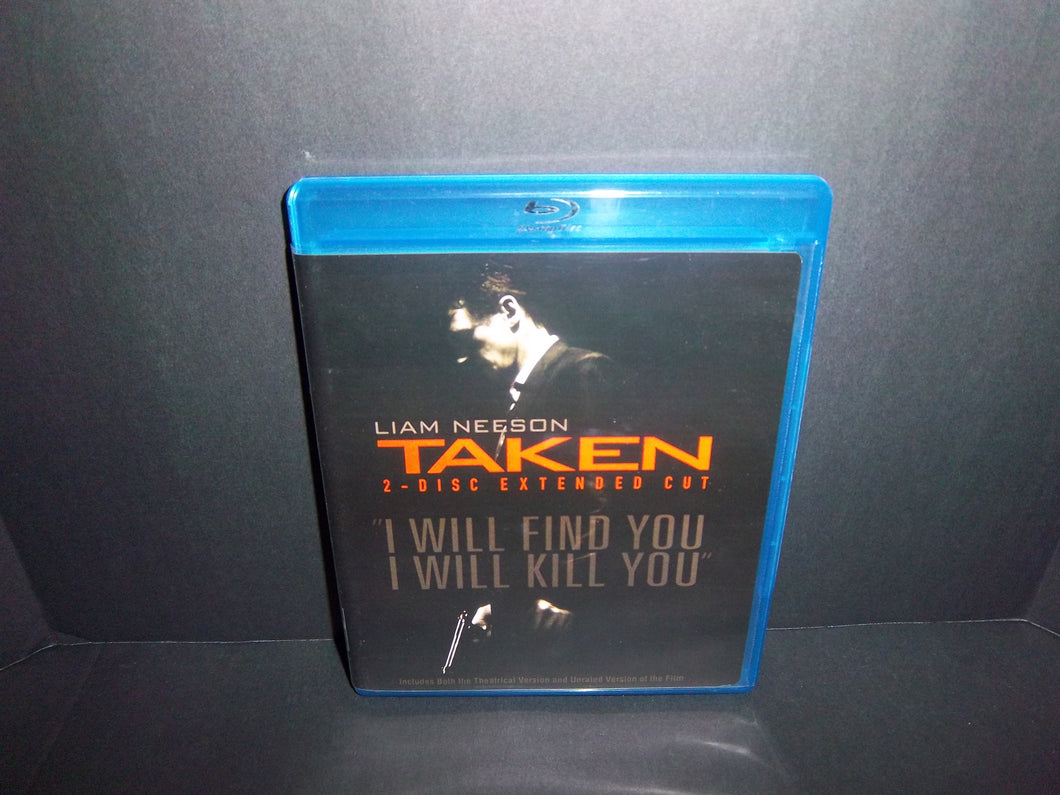 Taken (2-Disc Extended Cut Blu-ray) Liam Neeson, Maggie Grace - Free US Ship!!