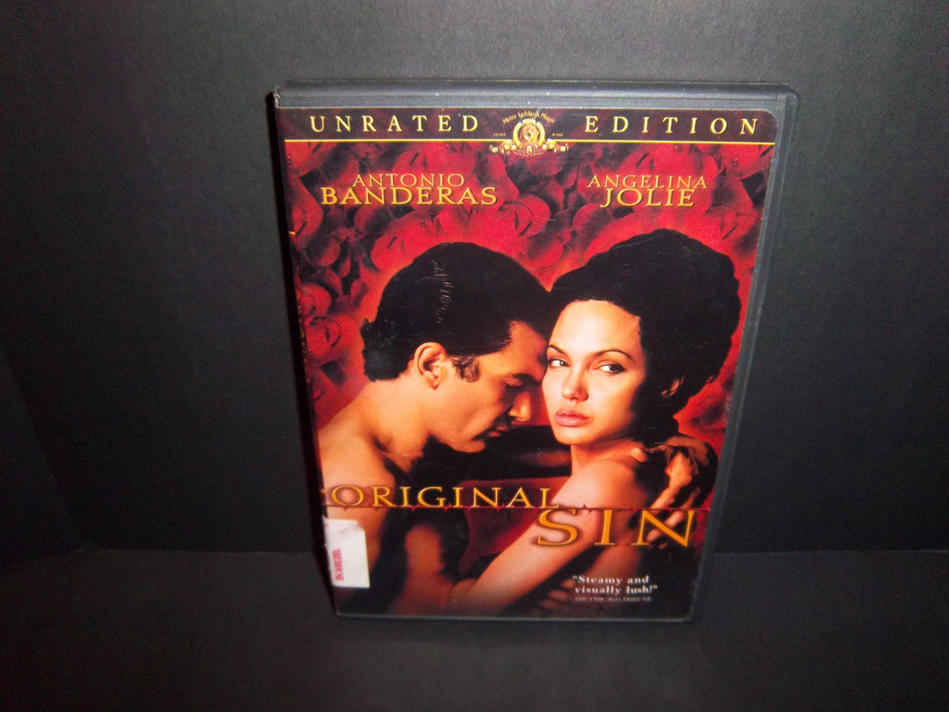 Original Sin (2000 DVD) Antonio Banderas, Angelina Jolie - Free US Ship!!