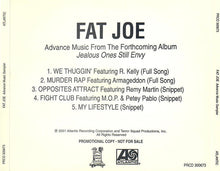 Load image into Gallery viewer, Fat Joe : Advance Music From The Forthcoming Album Jealous Ones Still Envy (CD, Promo, Smplr)