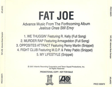 Fat Joe : Advance Music From The Forthcoming Album Jealous Ones Still Envy (CD, Promo, Smplr)