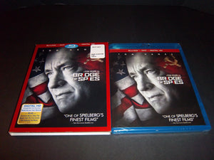 Bridge of Spies (2015 Blu-ray + DVD) Tom Hanks, Mark Rylance, Alan Alda - New!!