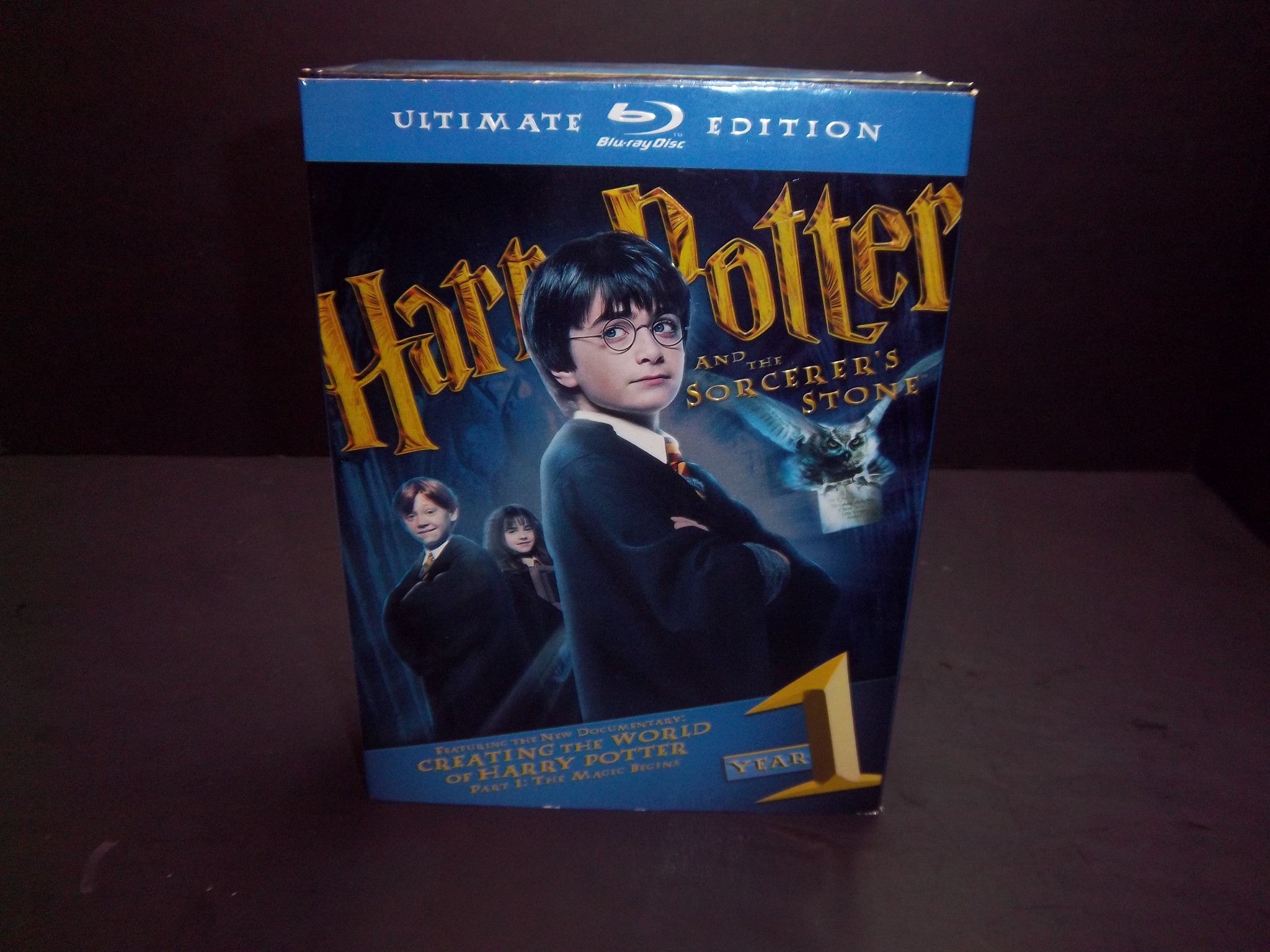 Harry Potter and the Sorcerers Stone (Blu-ray Disc, 2009, 3-Disc 