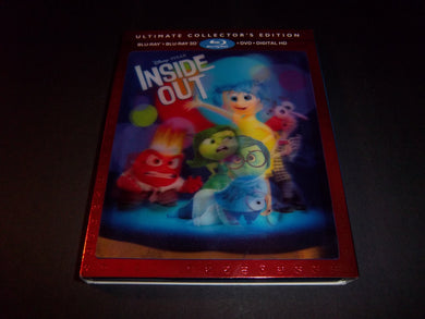 Inside Out Ultimate Collector's Edition (3D Blu-ray/Blu-ray/DVD) w/Lenticular!