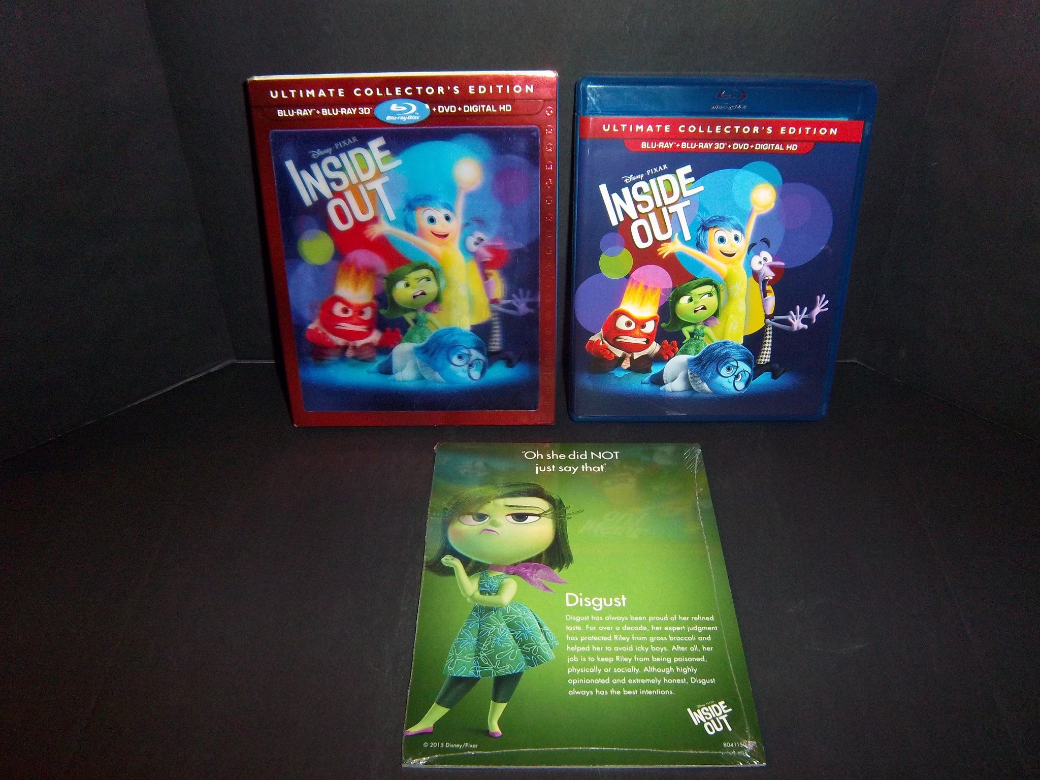 Inside Out Ultimate Collector's Edition (3D Blu-ray/Blu-ray/DVD) w Inside Out Ultimate Collector's Edition (3D Blu-ray/Blu-ray/DVD) w