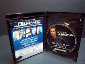 Bourne Ultimatum 4K Ultra HD Blu-ray + Blu-ray - Matt Damon - Near Mint!