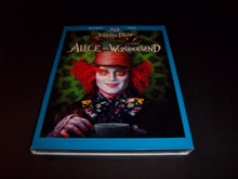 Load image into Gallery viewer, Alice in Wonderland 2010 (Blu-ray + DVD) Johnny Depp, Mia Wasikowska - Brand New