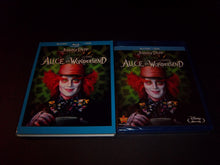 Load image into Gallery viewer, Alice in Wonderland 2010 (Blu-ray + DVD) Johnny Depp, Mia Wasikowska - Brand New