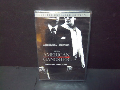 American Gangster DVD Unrated Extended Ed.  Denzel Washington Russell Crowe NEW!