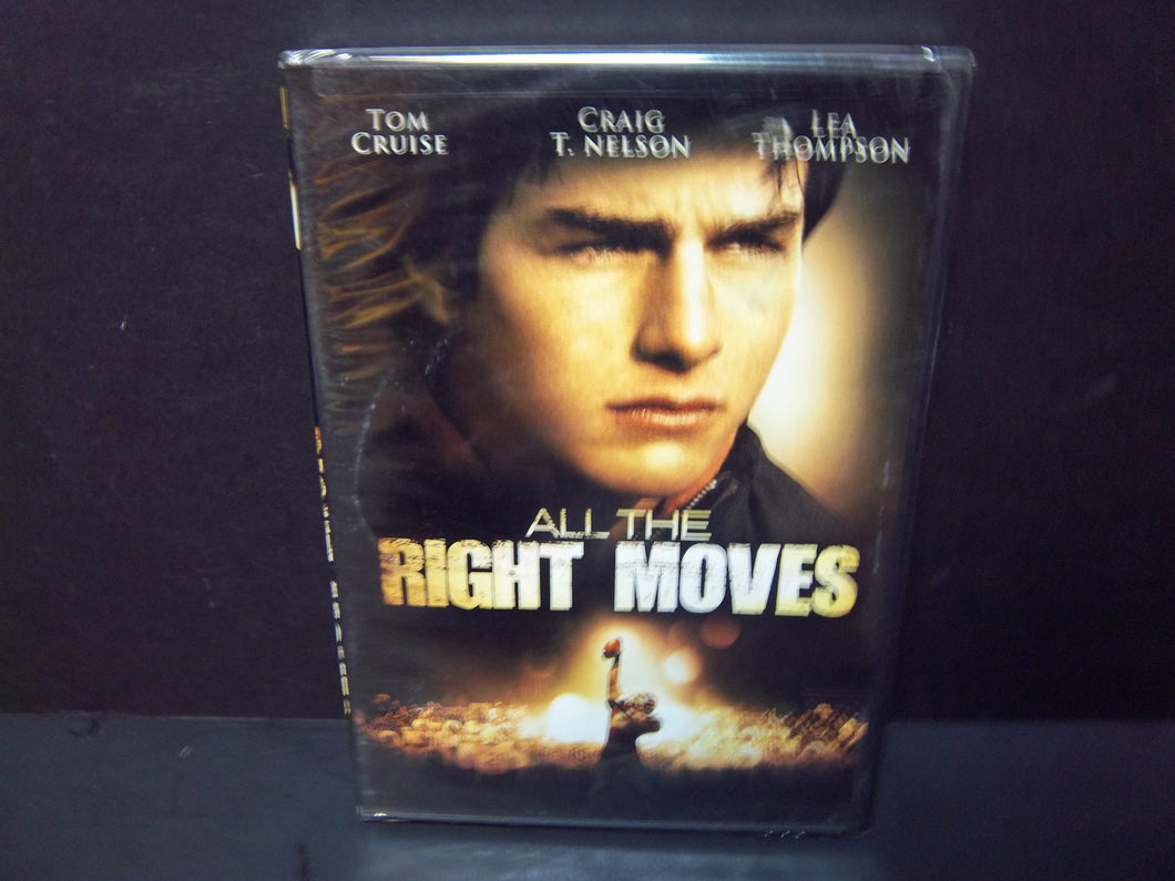 All the Right Moves - DVD - Tom Cruise, Craig T Nelson - New Sealed!