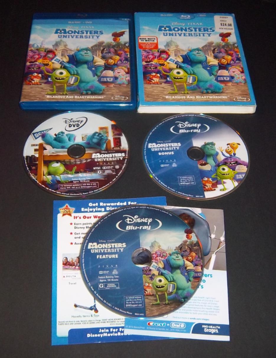 dvd monsters university Blu-Ray Monsters University