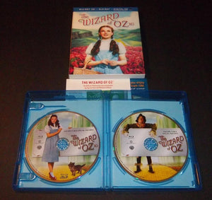 The Wizard of Oz (1939) 3D Blu-ray+Blu-ray 2 Disc Set w/Lenticular Cover!